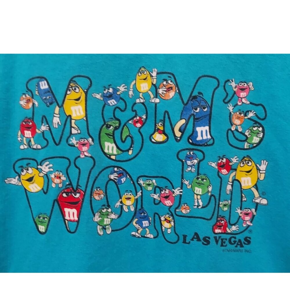 M & M's World Vegas Vintage Kids sz Small MMS candy m&ms
